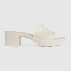 Platform Rubber Slide sandals
